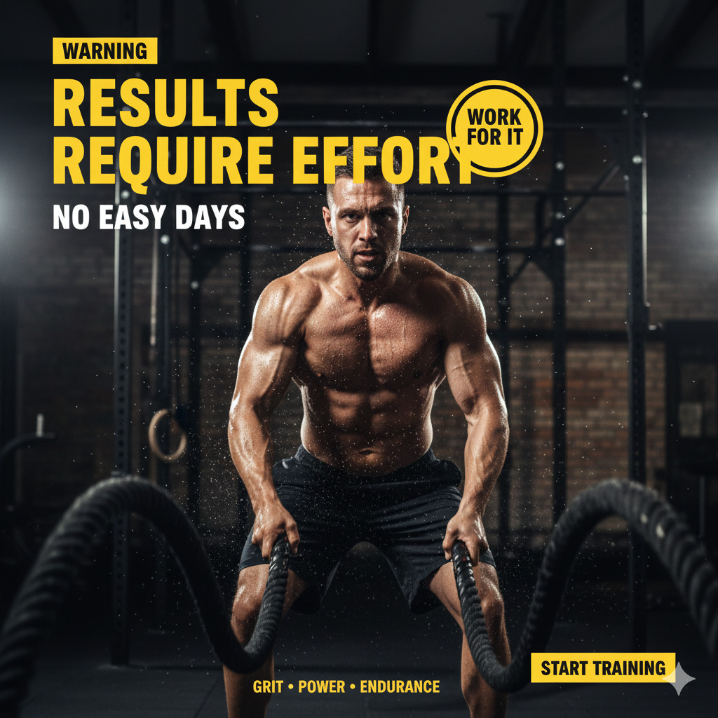 AI-generated social media post preview for day 1